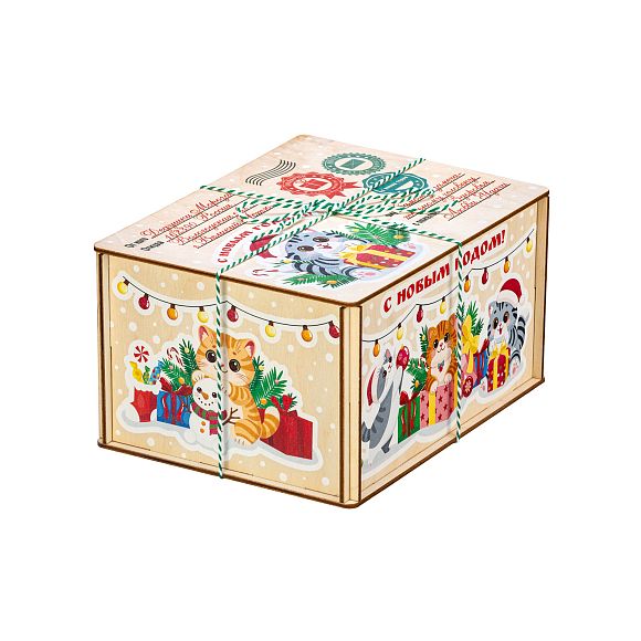 Сладкий новогодний подарок Котики (Мега Хит)