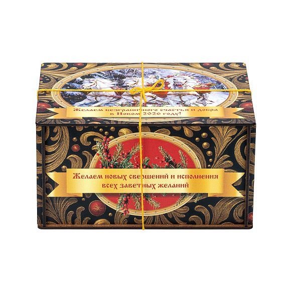 Сладкий новогодний подарок Посылка Черный Бархат (Премиум)