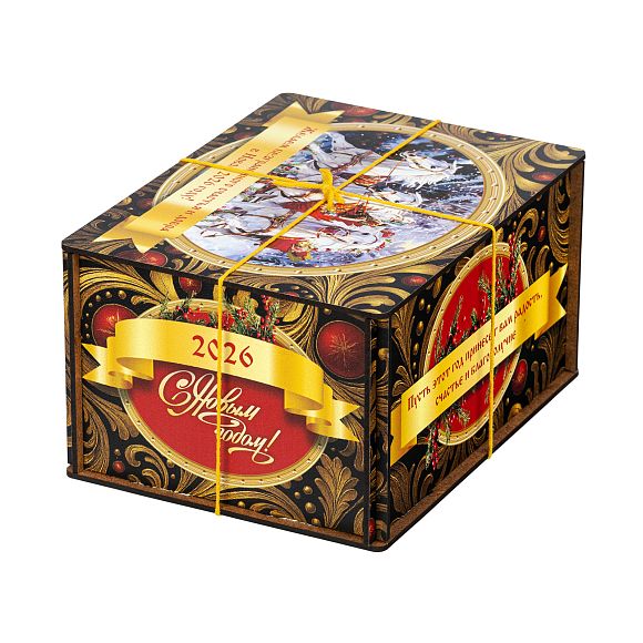 Сладкий новогодний подарок Посылка Черный Бархат (Премиум)