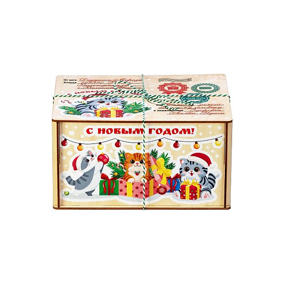 Сладкий новогодний подарок Котики (Мега Хит)