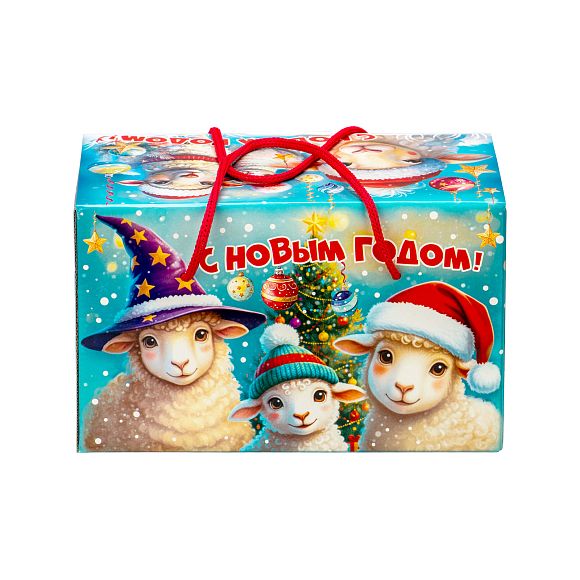Сладкий новогодний подарок Посылка Ягнята