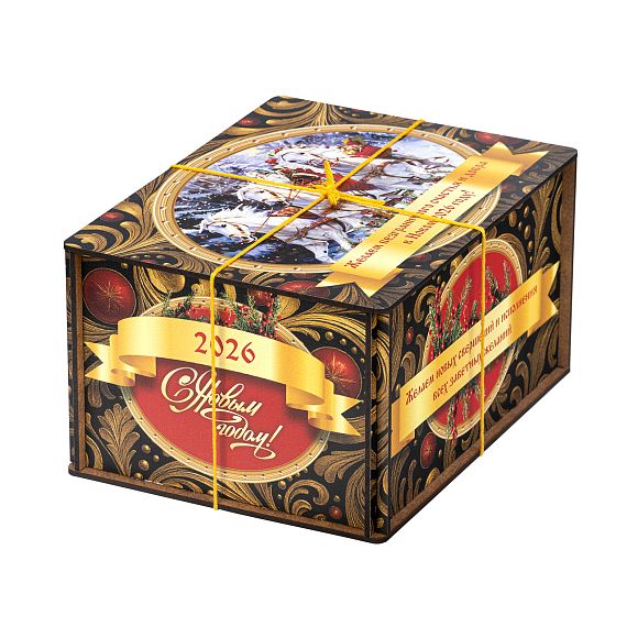 Сладкий новогодний подарок Посылка Черный Бархат (Премиум)