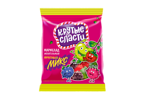 Мармелад Крутые сласти Фруктовый микс 80 гра