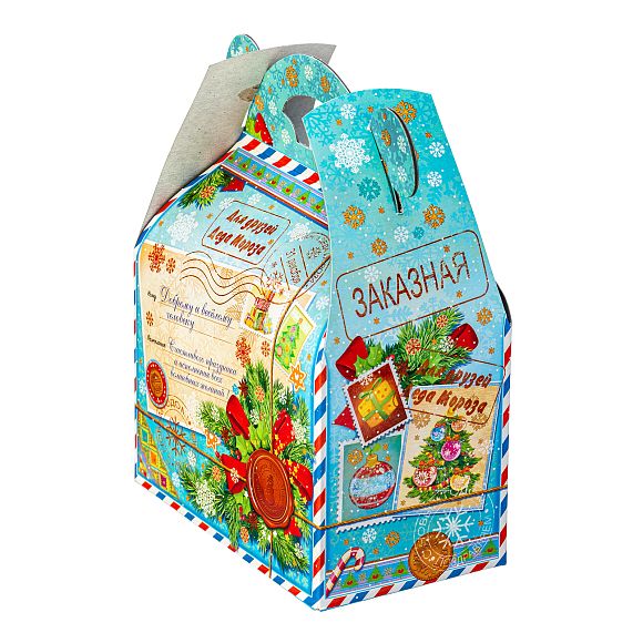 Сладкий новогодний подарок Сундучок Открытки